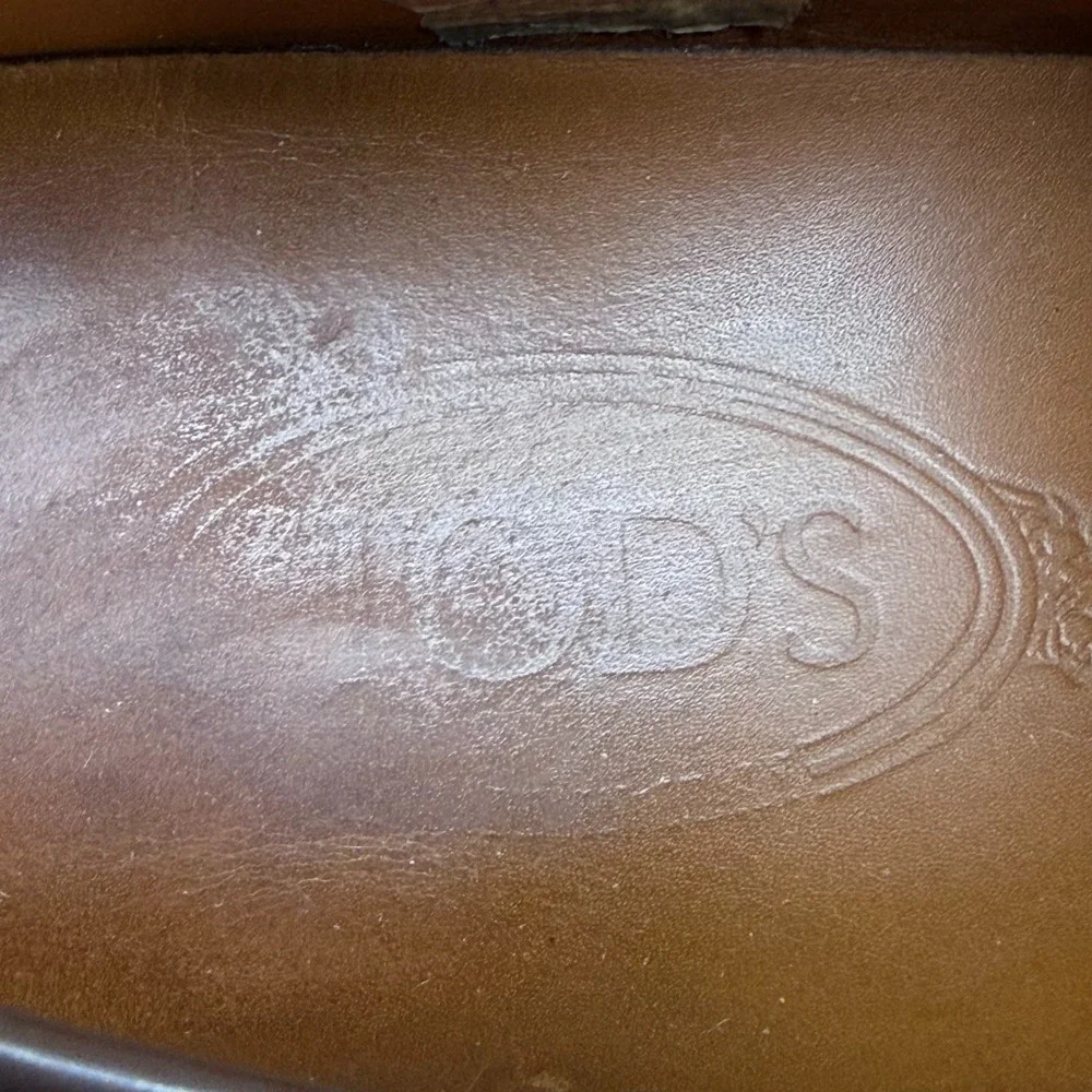Tod's City Gommino Driving Penny Loafers Mens US‎ 8 Brown Modern Business Casual